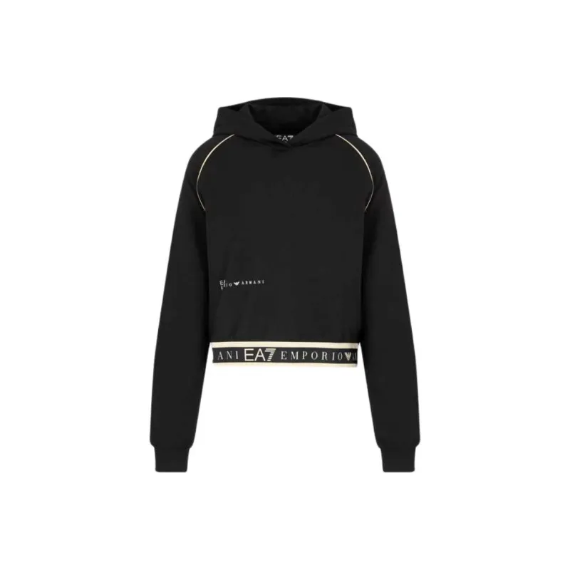 EMPORIO ARMANI EA7 SS25 Sweatshirt Women's Black-0