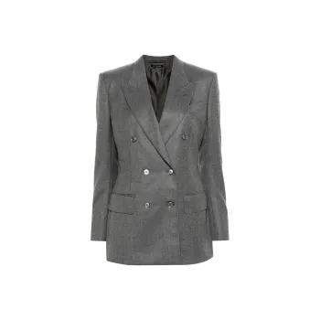TOM FORD Dart Detailed Double-Breasted Blazer