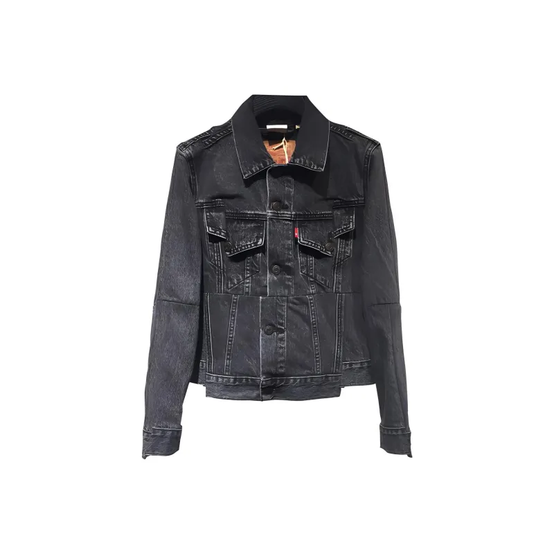 Vetements Denim Jackets Women's Black-0