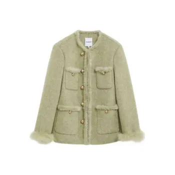 Bebe FW24 Coats Women's Light Green