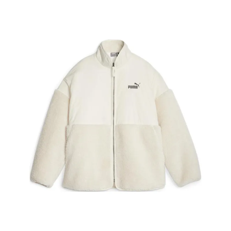 PUMA Sherpa Hybrid Jacket Women's White-0