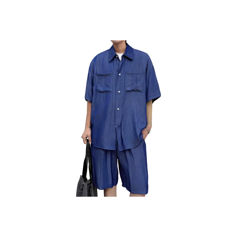 MARK WAFFLE Shirt Matching Set Unisex-5