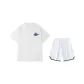 2 Pack (White Top+White Shorts)