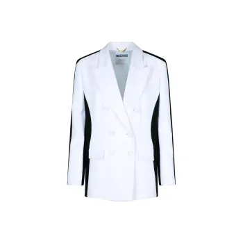 MOSCHINO Two Toned Double Breasted Jacket