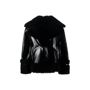 KARL LAGERFELD / Karl Lagerfeld Jeans Notched collar Faux shearling Jacket