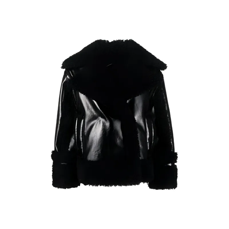 KARL LAGERFELD / Karl Lagerfeld Jeans Notched collar Faux shearling Jacket-0