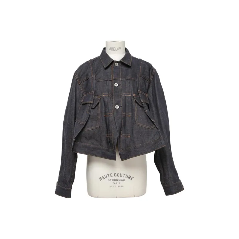 Sacai Denim Jacket 'Indigo'-0