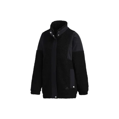 Adidas Velvet Jackets Women's Black