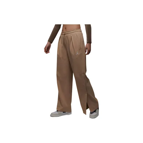 JORDAN Knitted Sweatpants Women's Desert Yellow