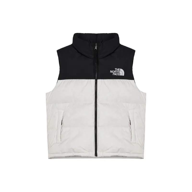 THE NORTH FACE 1996 Retro Nuptse Vest White Dune/TNF Black-0