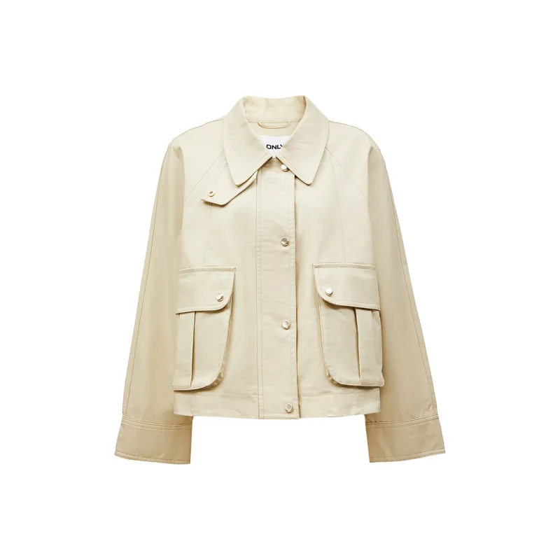 ONLY Cropped Coats Women's C06 Mist Green-0