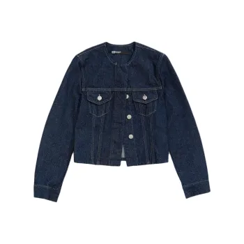 Bimba Y Lola Perforated Denim Jacket
