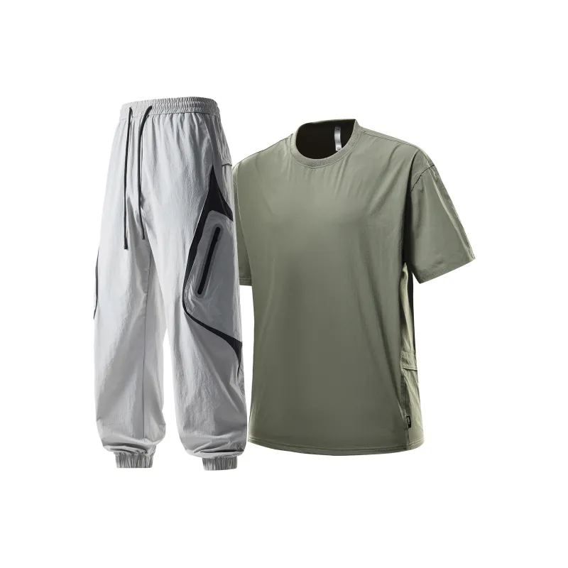 RAP PANDA Casual Sportswear Men's Two Piece Set-0