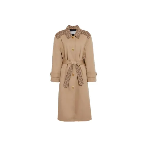 COACH FW23 Trench Coat Women's Brown