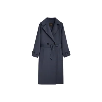 Massimo Dutti Coats Women's Blue