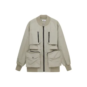 D'zzit Cropped Coats Women's Dark Green