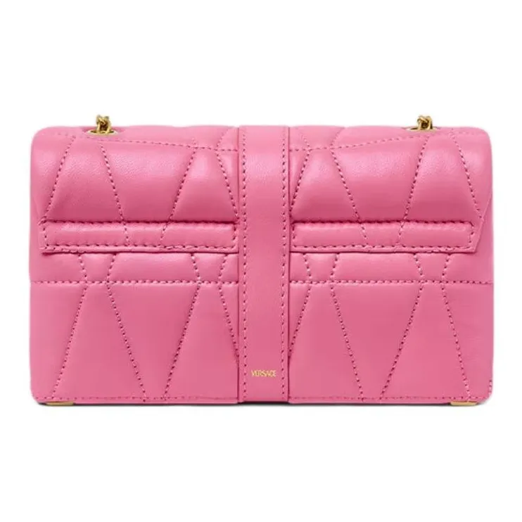FANSIZHE Kleio Lambskin Shoulder Bag Mini Women's Pink-2