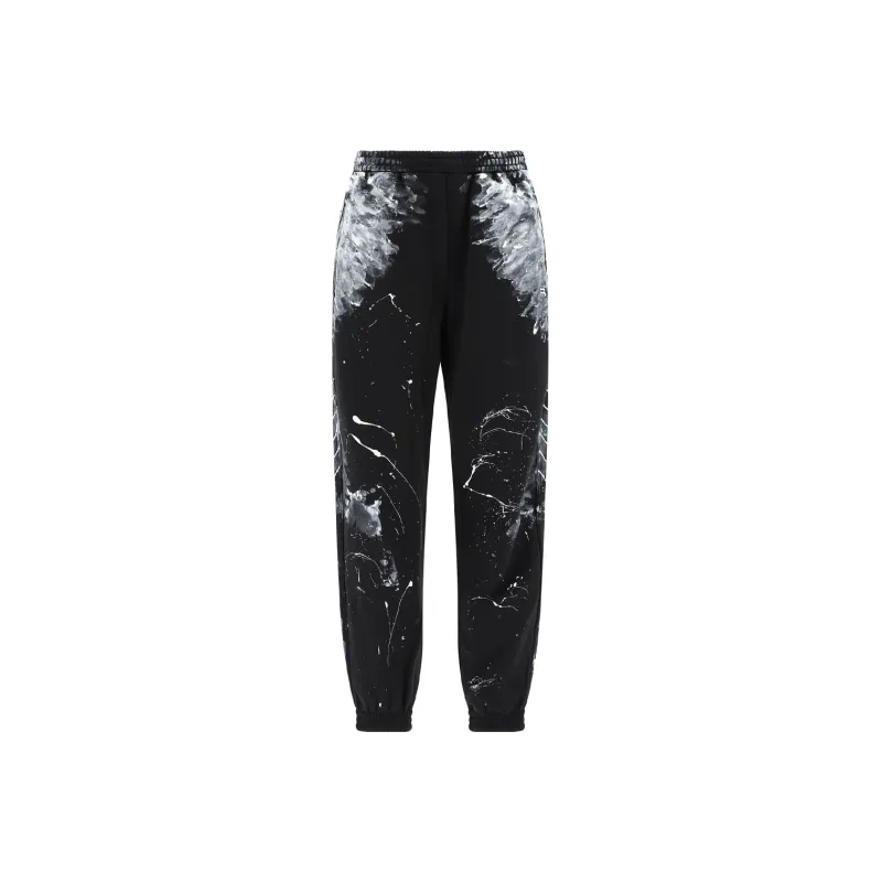 Balenciaga Painterly Print Track Pants 'Black'-0