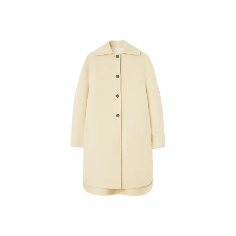 JIL SANDER Single Breasted Oversized Coat-0