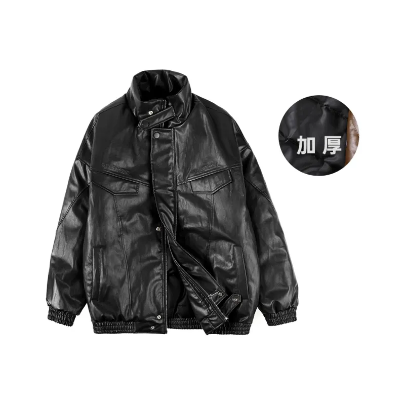 ICH MODE Leather Jackets Unisex-10