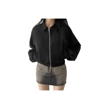 Flowers In Water Cropped Coats Women's