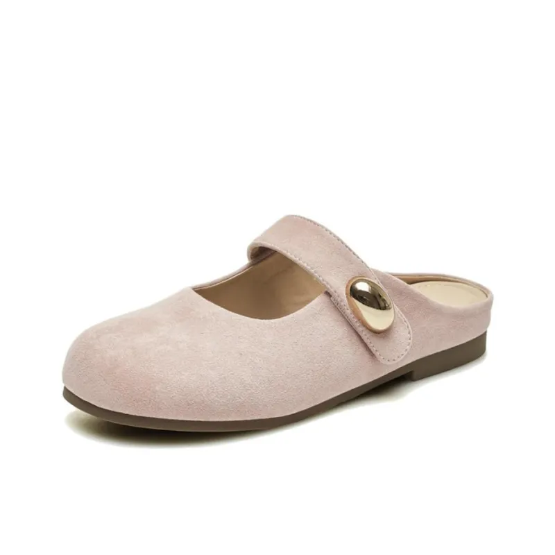 15 MINS Closed Toe Slippers 3cm Women's-7