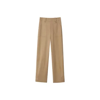 Dimple Hsu Casual Pants Women's Khaki