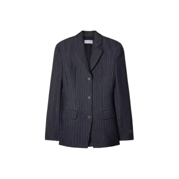 OFF WHITE Single Breasted Long Sleeved Blazer
