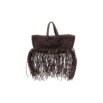 YUZEFI Leather Handbag Women's Brown