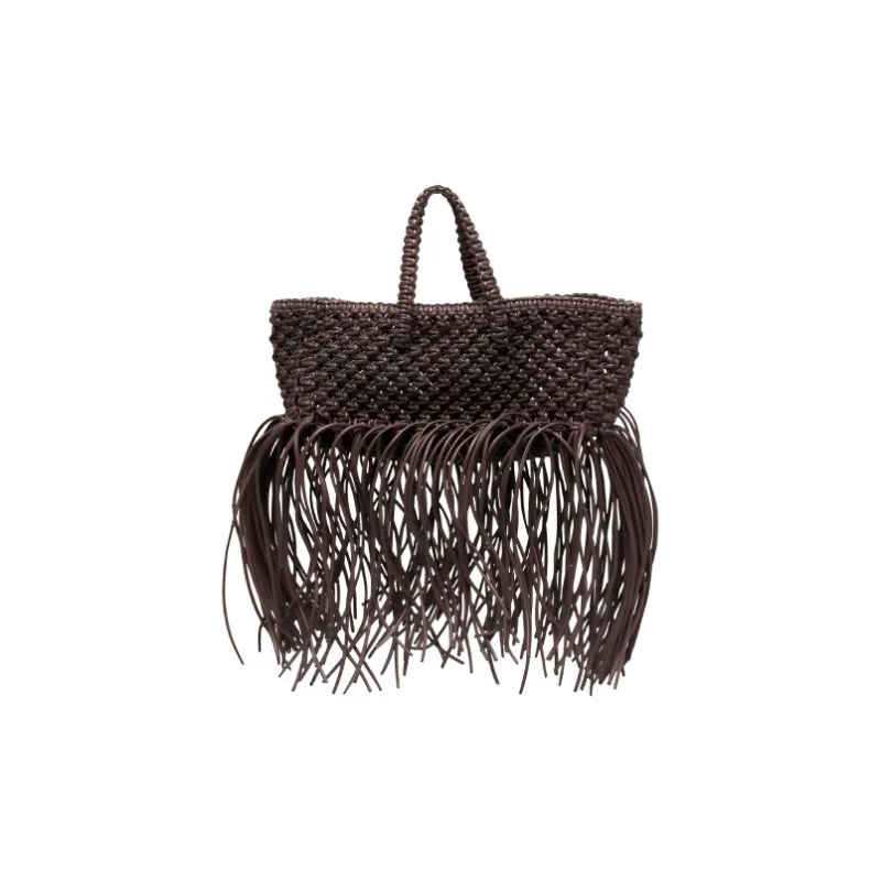 YUZEFI Leather Handbag Women's Brown-0