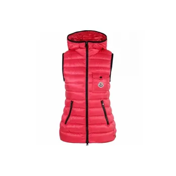 Moncler Logo Patch Zip Up Gilet