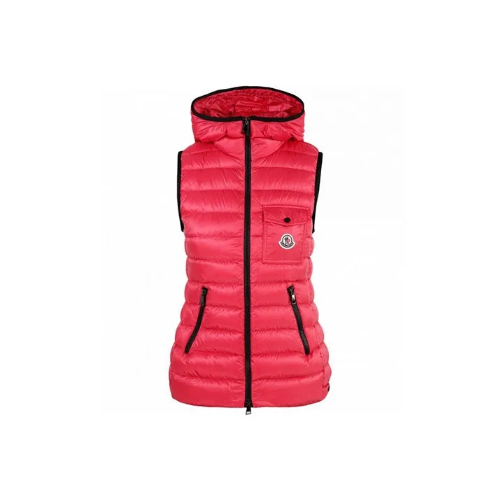 Moncler Logo Patch Zip Up Gilet-0