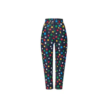 LOUIS VUITTON X Yayoi Kusama Painted Dots Jeans Indigo/Blue