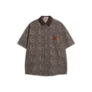 Columtomy Shirts Unisex Leopard Print