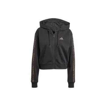 Adidas Free Shipping With AdiClub Essentials Seasonals Animal French Terry Full Zip Hoodie