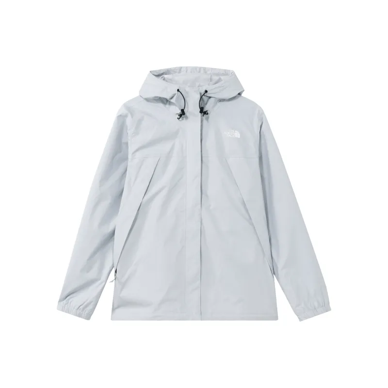 THE NORTH FACE Antora Outdoor Hiking Water Resistant Windproof Breathable Warm Windbreaker Jacket Women's Blue-0