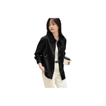 Mo Han Yi Mei Denim Jacket Women's Black
