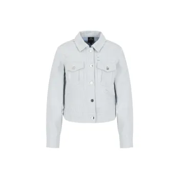 ARMANI EXCHANGE Cropped Coats Women's Blue
