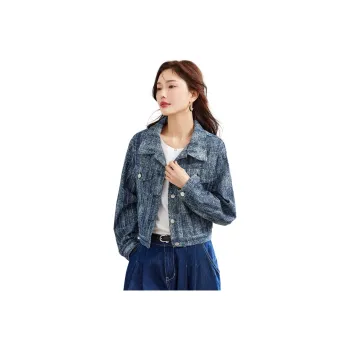 TERRE BLEUE Denim Jacket Women's Blue