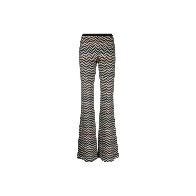 MISSONI Zigzag Wide Leg Pants-0