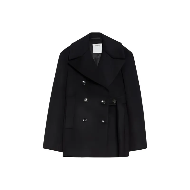 SportMax Orchis Double Breasted Belted Coat-0