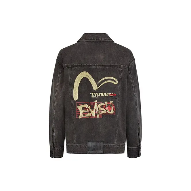 EVISU Denim Jacket Women's Black-0