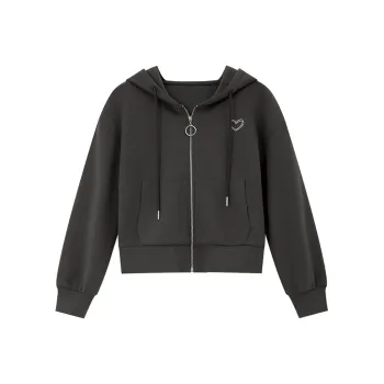 VIMLY Cropped Coat Women's Iron Gray