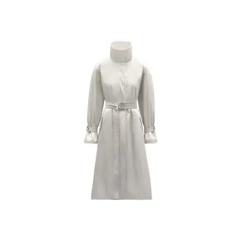 Moncler SS22 Trench Coats Women's White