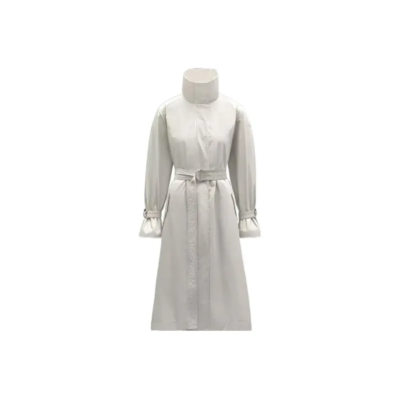 Moncler SS22 Trench Coats Women's White-0