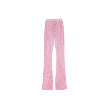 VERSACE La Greca Jacquard Pant 'Pink/Fuchsia'