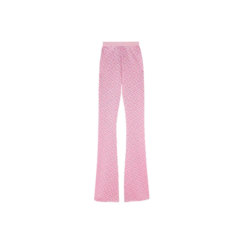 VERSACE La Greca Jacquard Pant 'Pink/Fuchsia'-0