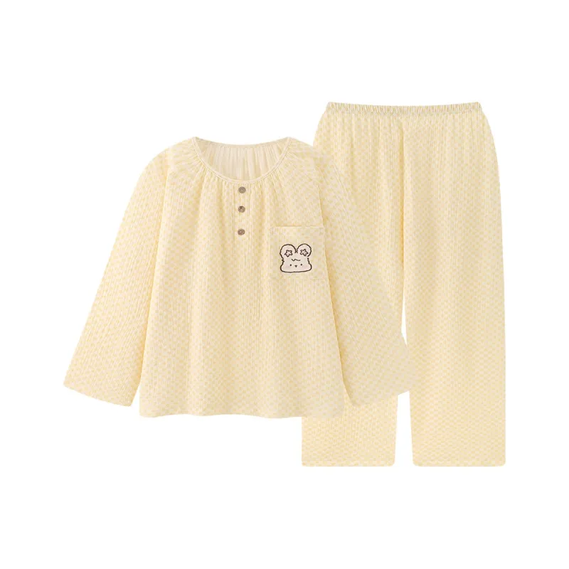 Beast's Secret Pajama Set Women's Custard-0
