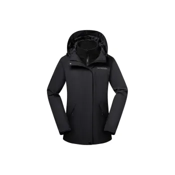 OUTDOOR PRODUCTS Windproof, Abrasion Resistant, Thermal, Cold Resistant Windbreaker Jacket Women's Black