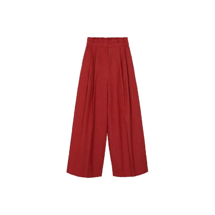 EENK Casual Pants Women's Red-0